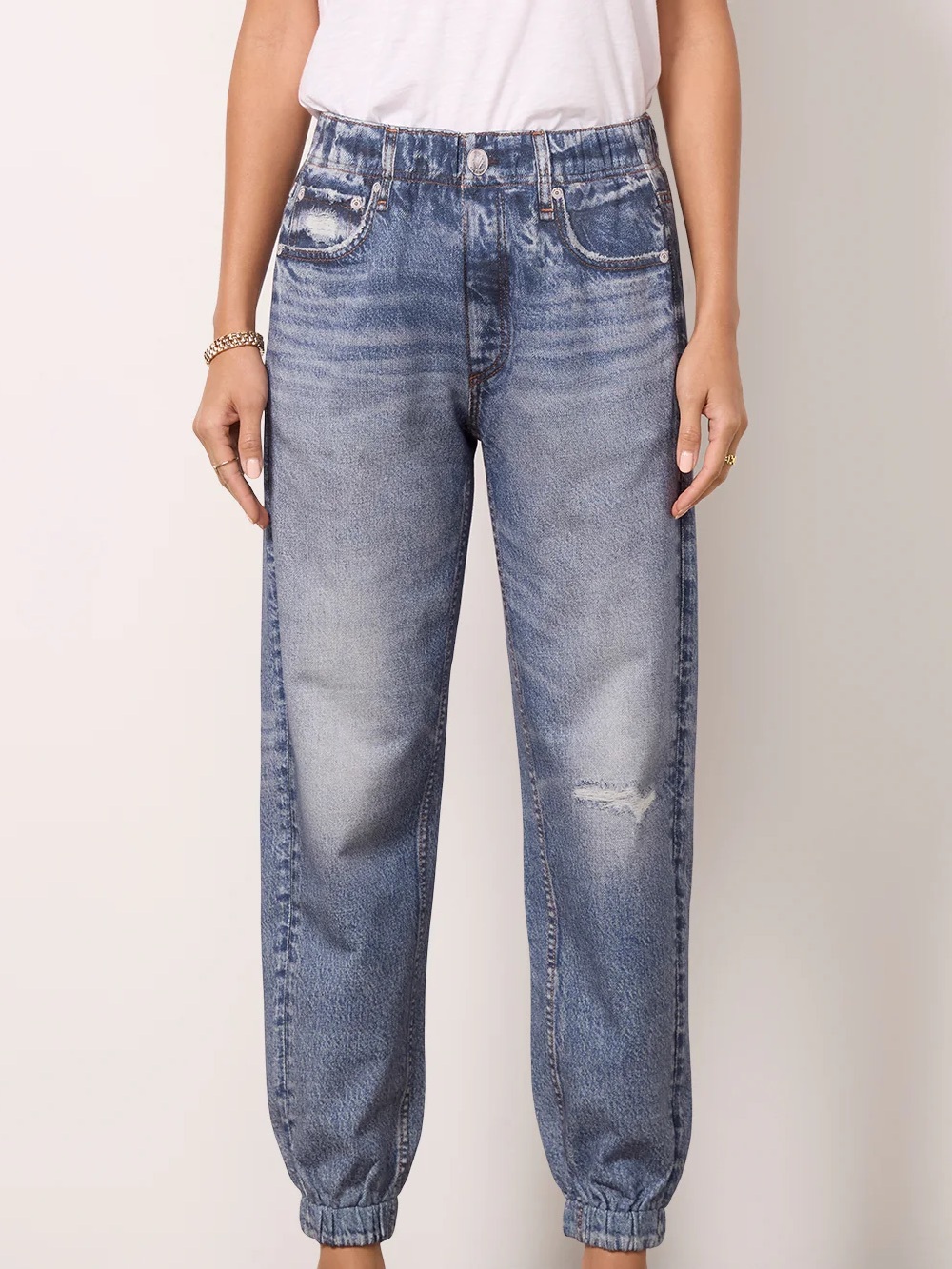Rag & Bone Miramar Jogger Pants w/ Elastic Cuffs - XL
